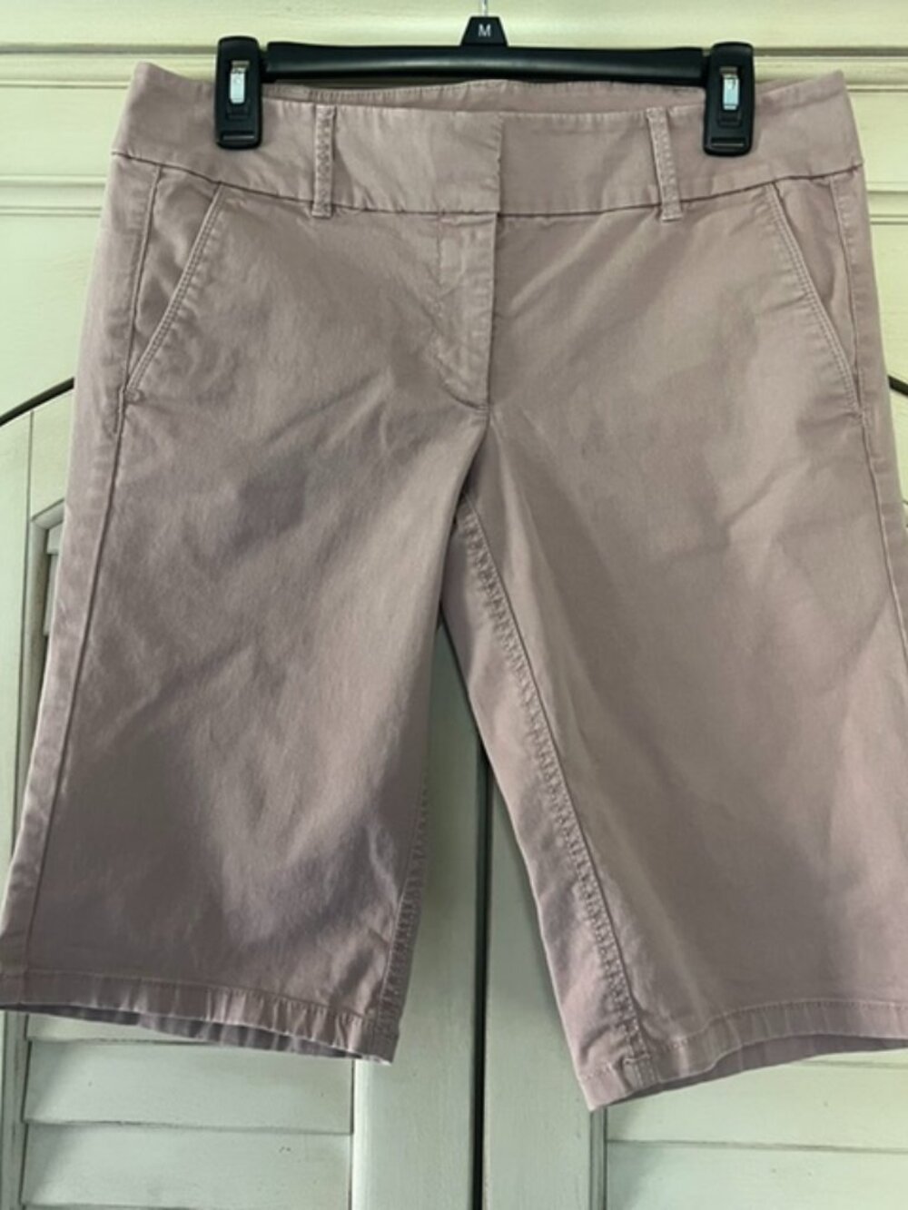 LOFT Bermuda Roll Shorts Mauve Women's Cotton - Size 6